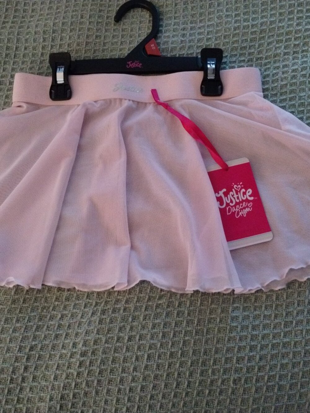 Justice Dance Gym girl's pink dance skirt,size- medium